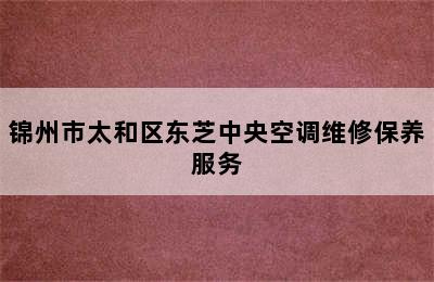 锦州市太和区东芝中央空调维修保养服务