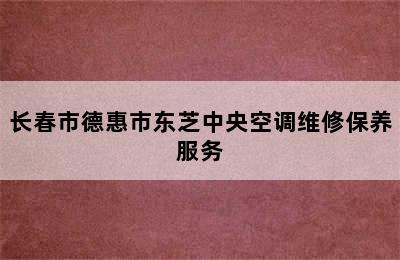 长春市德惠市东芝中央空调维修保养服务