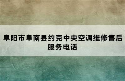 阜阳市阜南县约克中央空调维修售后服务电话