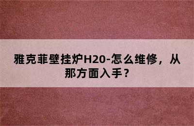 雅克菲壁挂炉H20-怎么维修，从那方面入手？