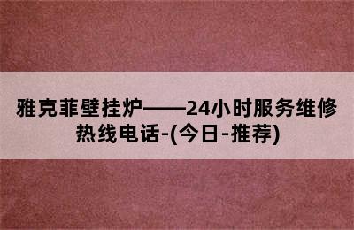 雅克菲壁挂炉——24小时服务维修热线电话-(今日-推荐)