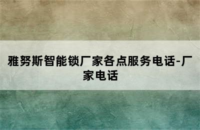 雅努斯智能锁厂家各点服务电话-厂家电话