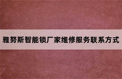 雅努斯智能锁厂家维修服务联系方式