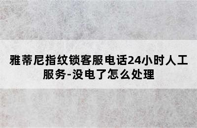 雅蒂尼指纹锁客服电话24小时人工服务-没电了怎么处理