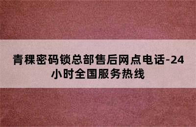 青稞密码锁总部售后网点电话-24小时全国服务热线