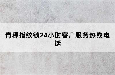 青稞指纹锁24小时客户服务热线电话