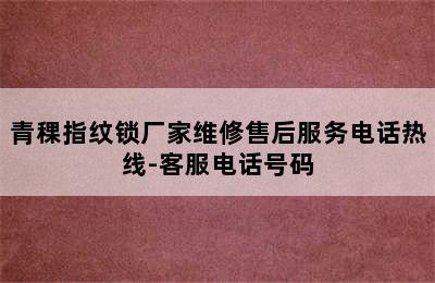 青稞指纹锁厂家维修售后服务电话热线-客服电话号码