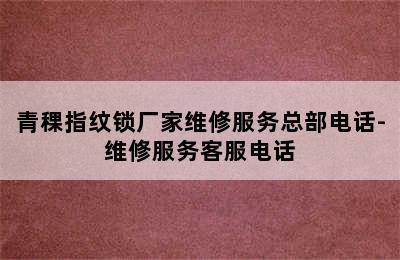 青稞指纹锁厂家维修服务总部电话-维修服务客服电话