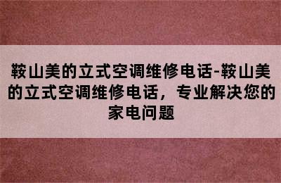 鞍山美的立式空调维修电话-鞍山美的立式空调维修电话，专业解决您的家电问题