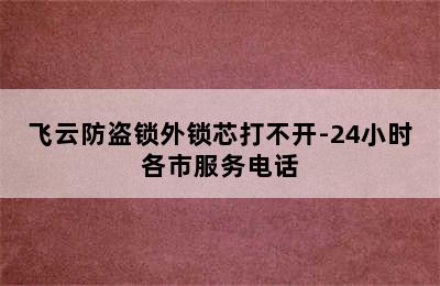 飞云防盗锁外锁芯打不开-24小时各市服务电话