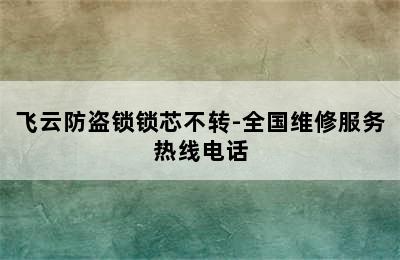 飞云防盗锁锁芯不转-全国维修服务热线电话