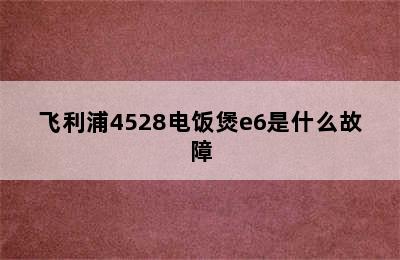 飞利浦4528电饭煲e6是什么故障