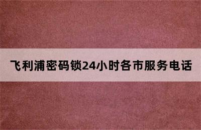 飞利浦密码锁24小时各市服务电话