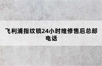 飞利浦指纹锁24小时维修售后总部电话