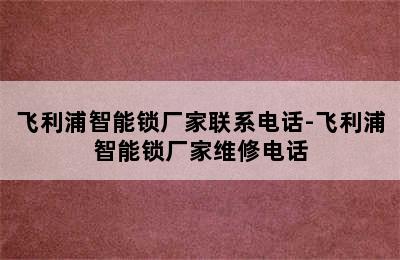 飞利浦智能锁厂家联系电话-飞利浦智能锁厂家维修电话