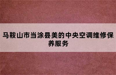 马鞍山市当涂县美的中央空调维修保养服务