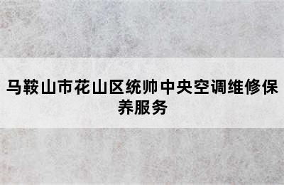 马鞍山市花山区统帅中央空调维修保养服务