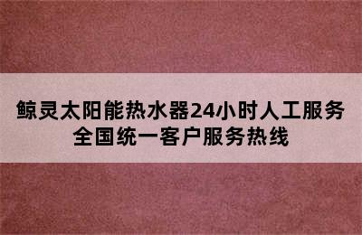 鲸灵太阳能热水器24小时人工服务全国统一客户服务热线