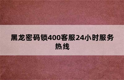 黑龙密码锁400客服24小时服务热线